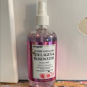 Plump and Glow Collagen & Rosewater Facial Mist - Pink